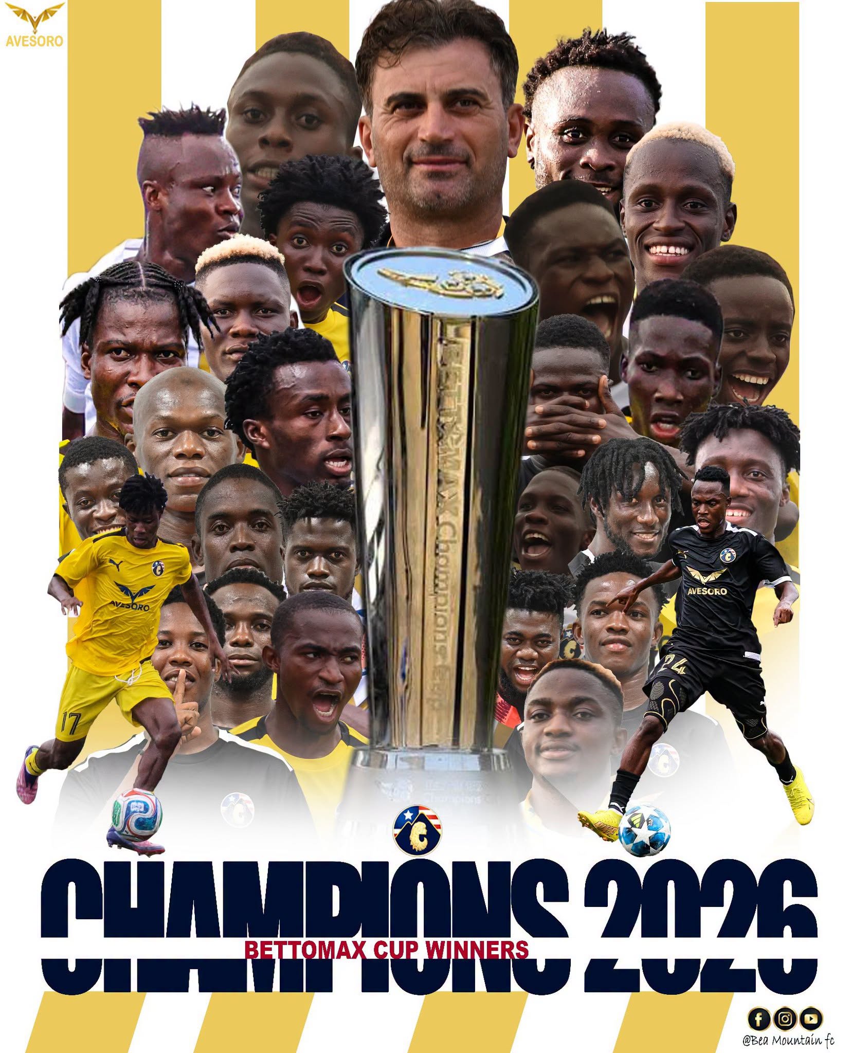 FC BEA Mountain 2026 Bettomax Cup champions artwork